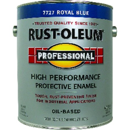 Rust-Oleum Interior/Exterior Paint, Gloss, Royal Blue, 1 gal 7727-402